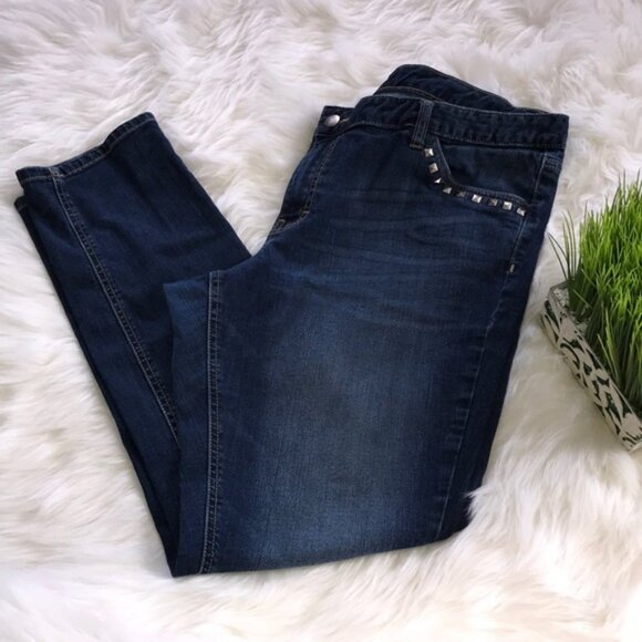 Mossimo Supply Co. Denim - Mossimo Skinny Jeans Studded Pockets Size 4
